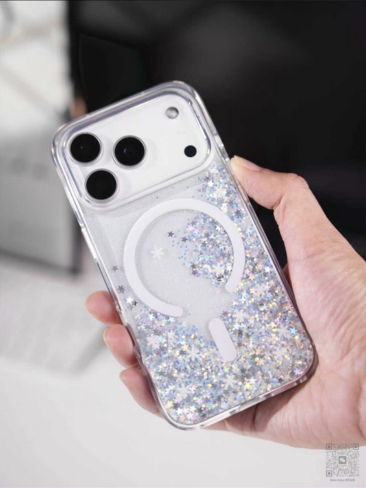 iPhone 17 MagSafe Glitter Case – Sparkle with Every Snap