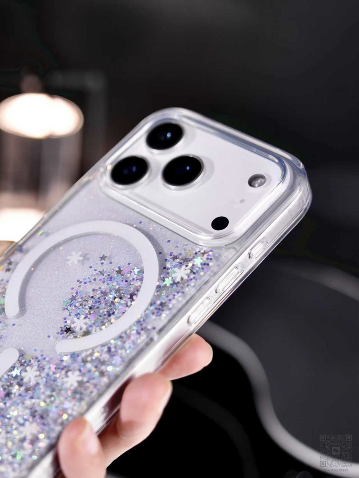 iPhone 17 MagSafe Glitter Case – Sparkle with Every Snap