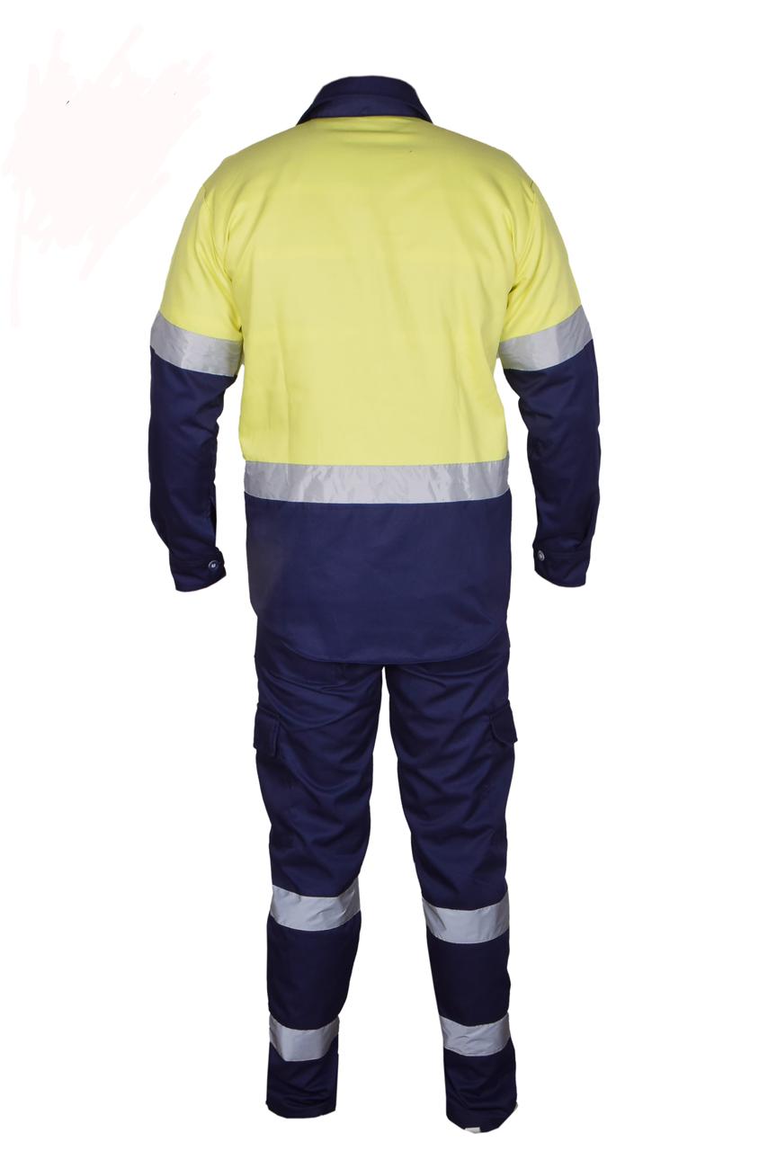 High Visibility Reflective Safety Suit – Workwear for Construction & Industrial Use