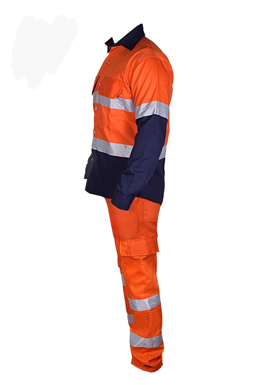 High Visibility Reflective Safety Suit – Workwear for Construction & Industrial Use