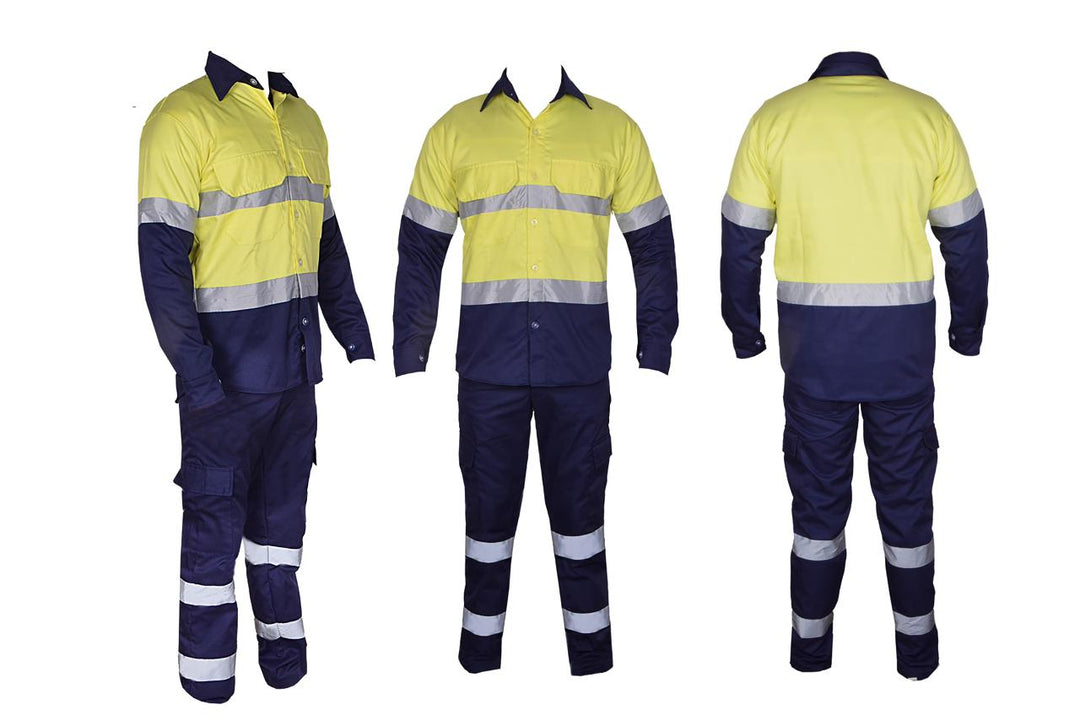 High Visibility Reflective Safety Suit – Workwear for Construction & Industrial Use