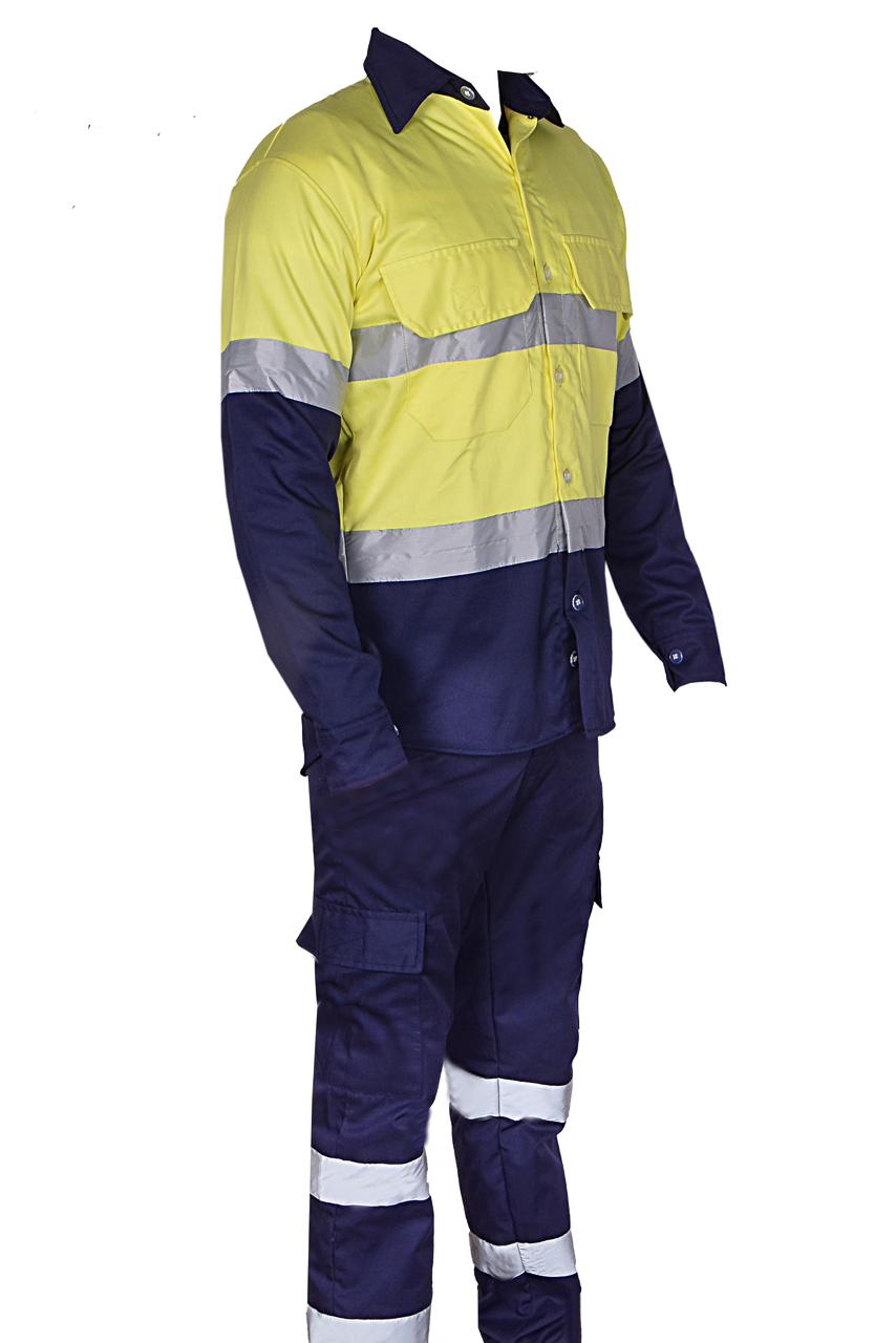 High Visibility Reflective Safety Suit – Workwear for Construction & Industrial Use