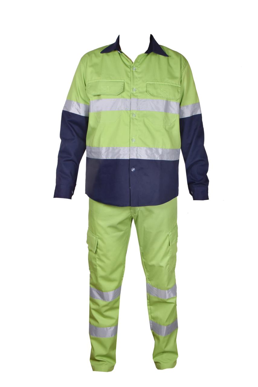 High Visibility Reflective Safety Suit – Workwear for Construction & Industrial Use