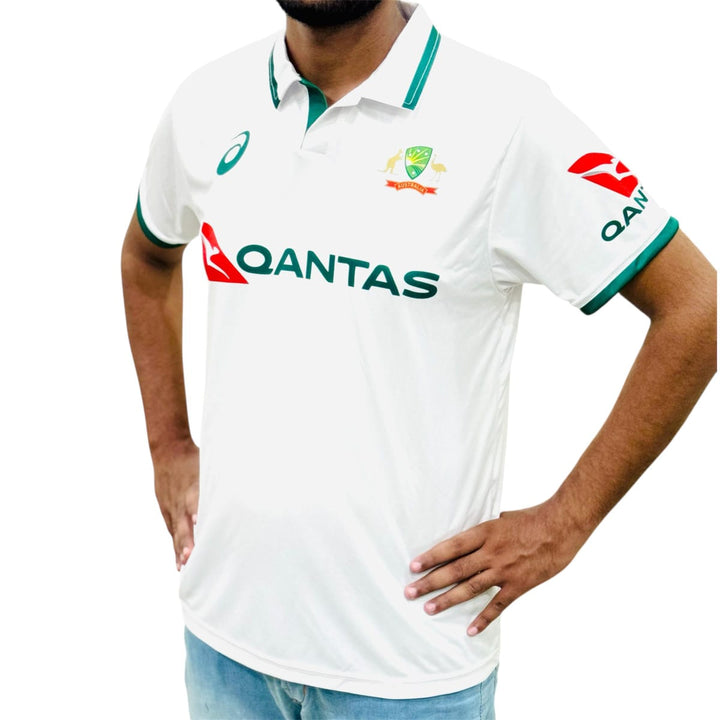 Australian Fan Jersey – Qantas & Westpac Edition (White & Yellow)