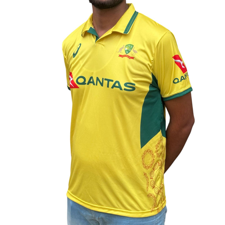 Australian Fan Jersey – Qantas & Westpac Edition (White & Yellow)