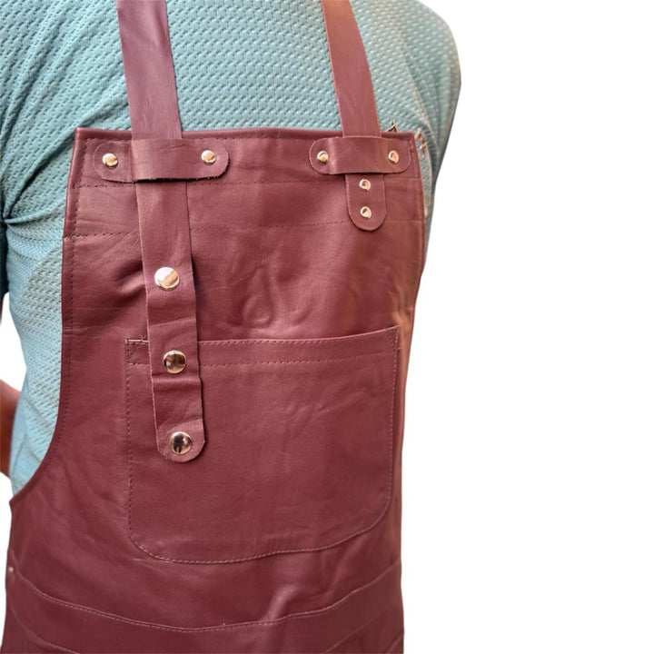 Heavy-Duty Leather Apron – Protective Workwear for Chefs, Welders & Craftsmen