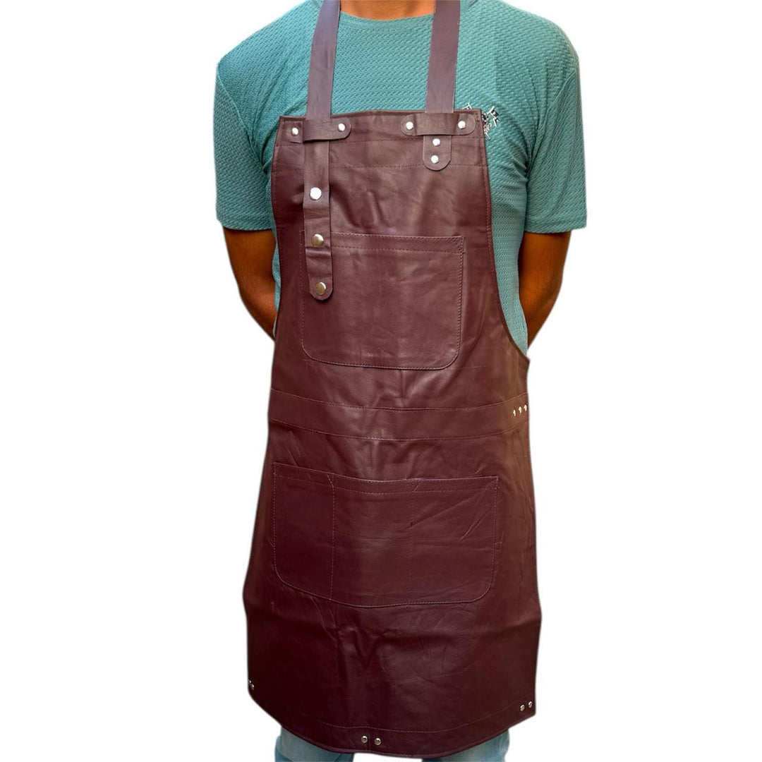 Heavy-Duty Leather Apron – Protective Workwear for Chefs, Welders & Craftsmen