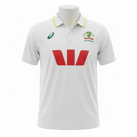 Australian Fan Jersey – Qantas & Westpac Edition (White & Yellow)
